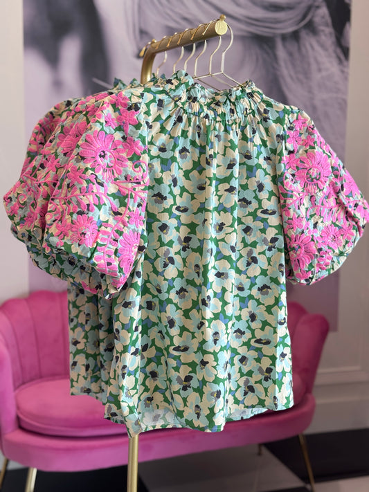 Pink poppy top