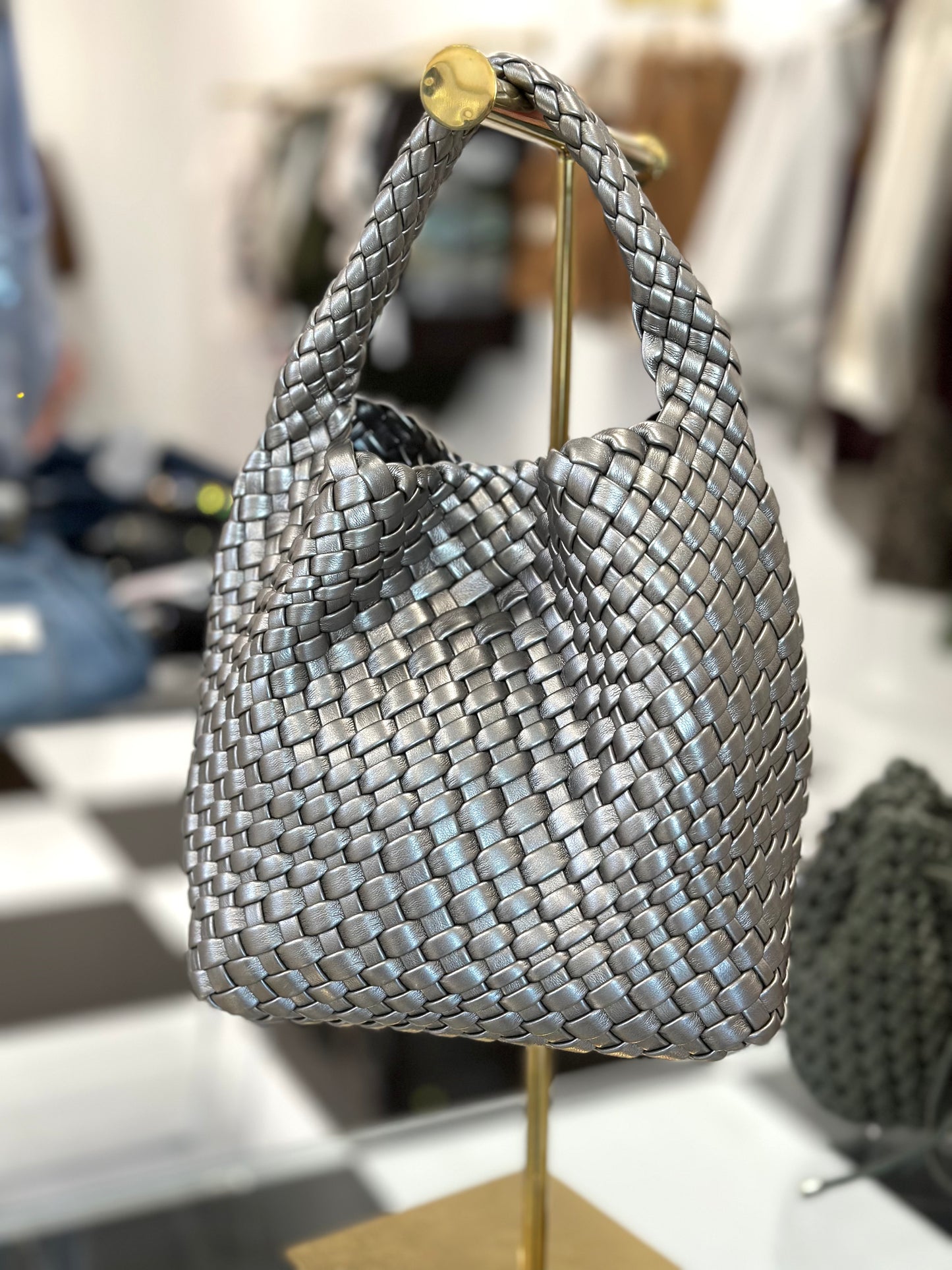 Sardine braided purse