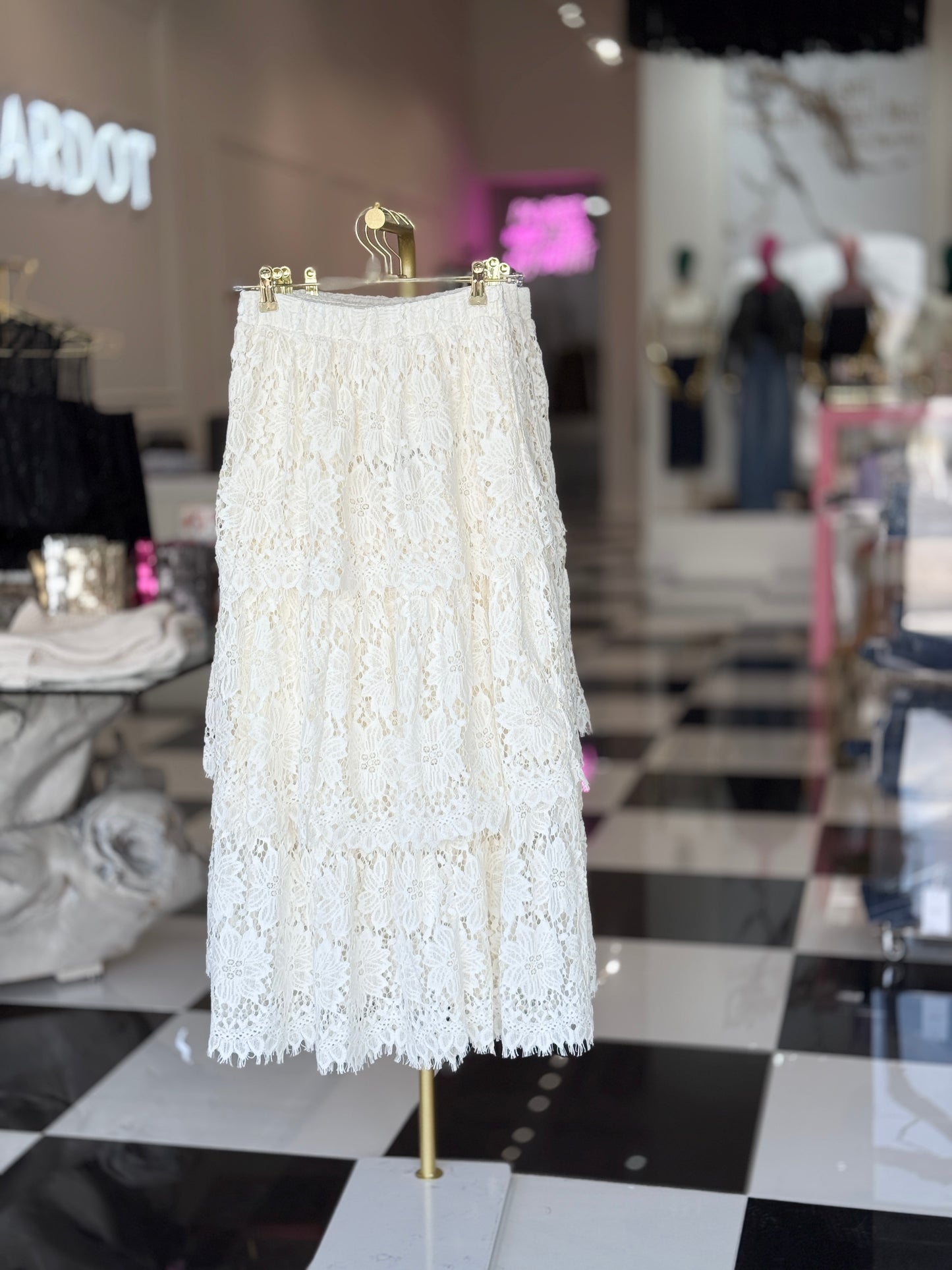 Lindsay lace skirt