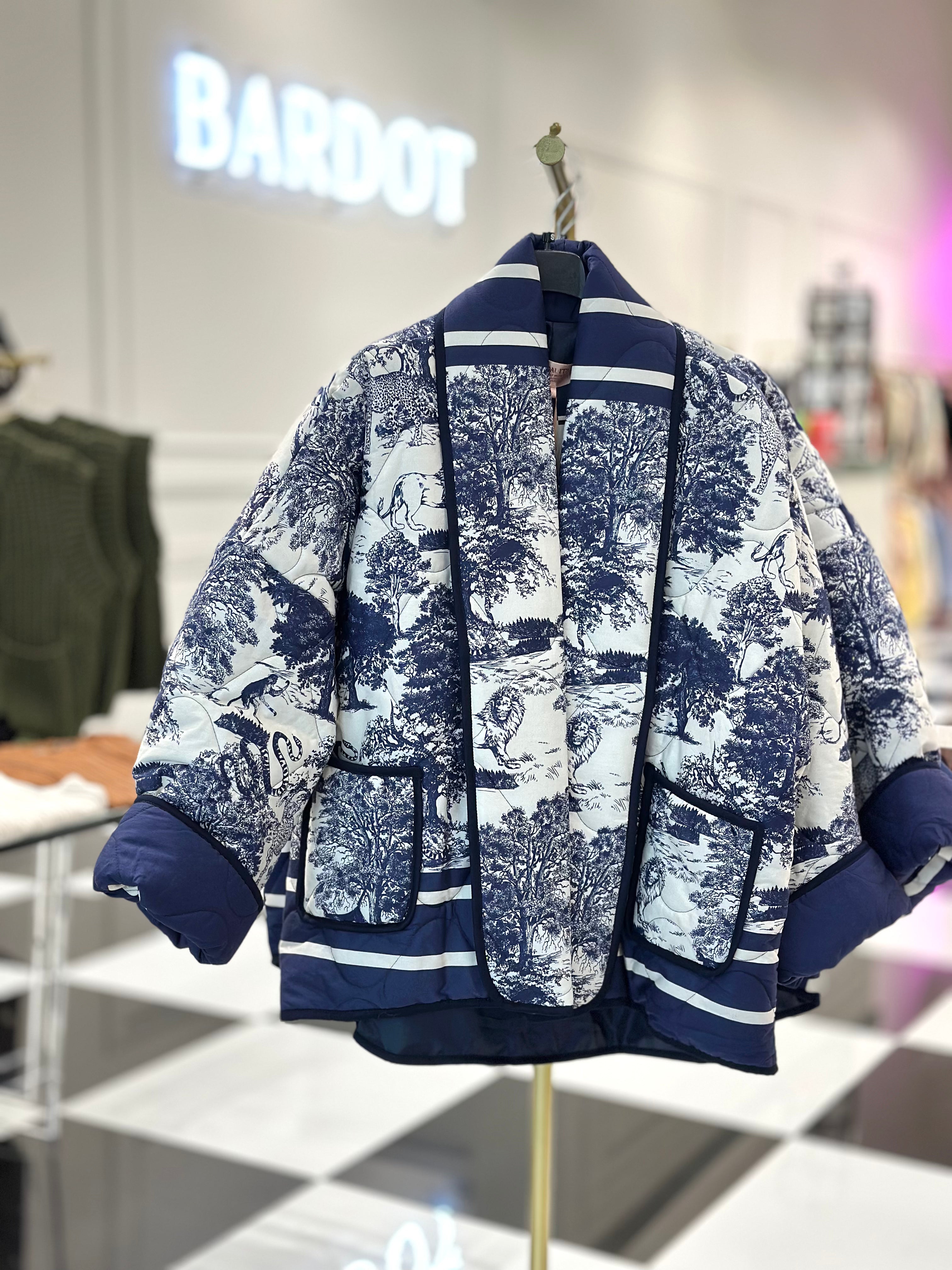 Noel navy toile jacket