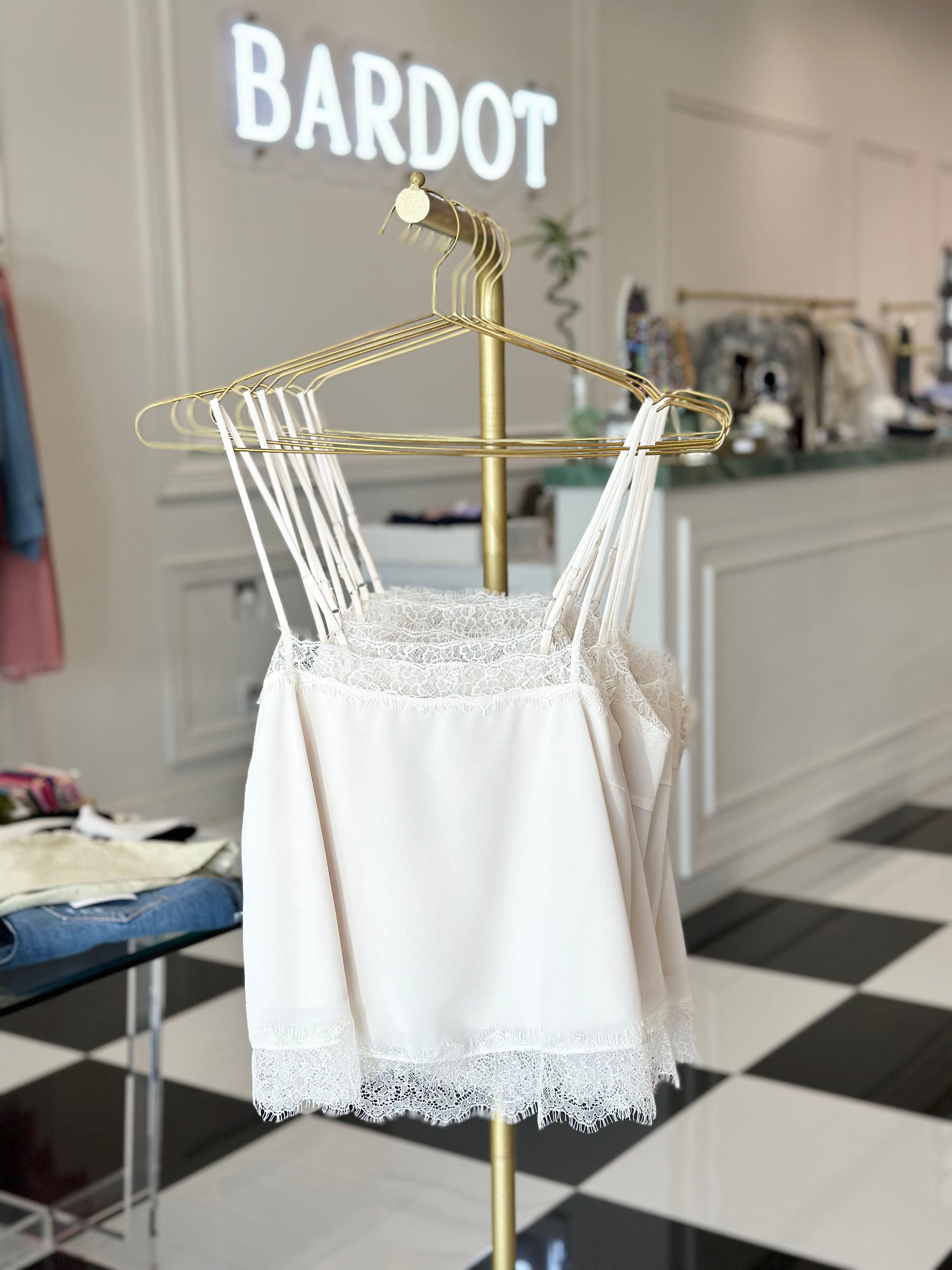 Karley lace trim tank top