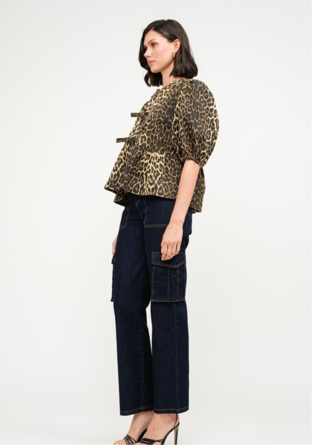 Norah leopard blouse