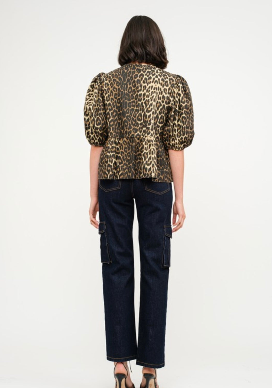 Norah leopard blouse