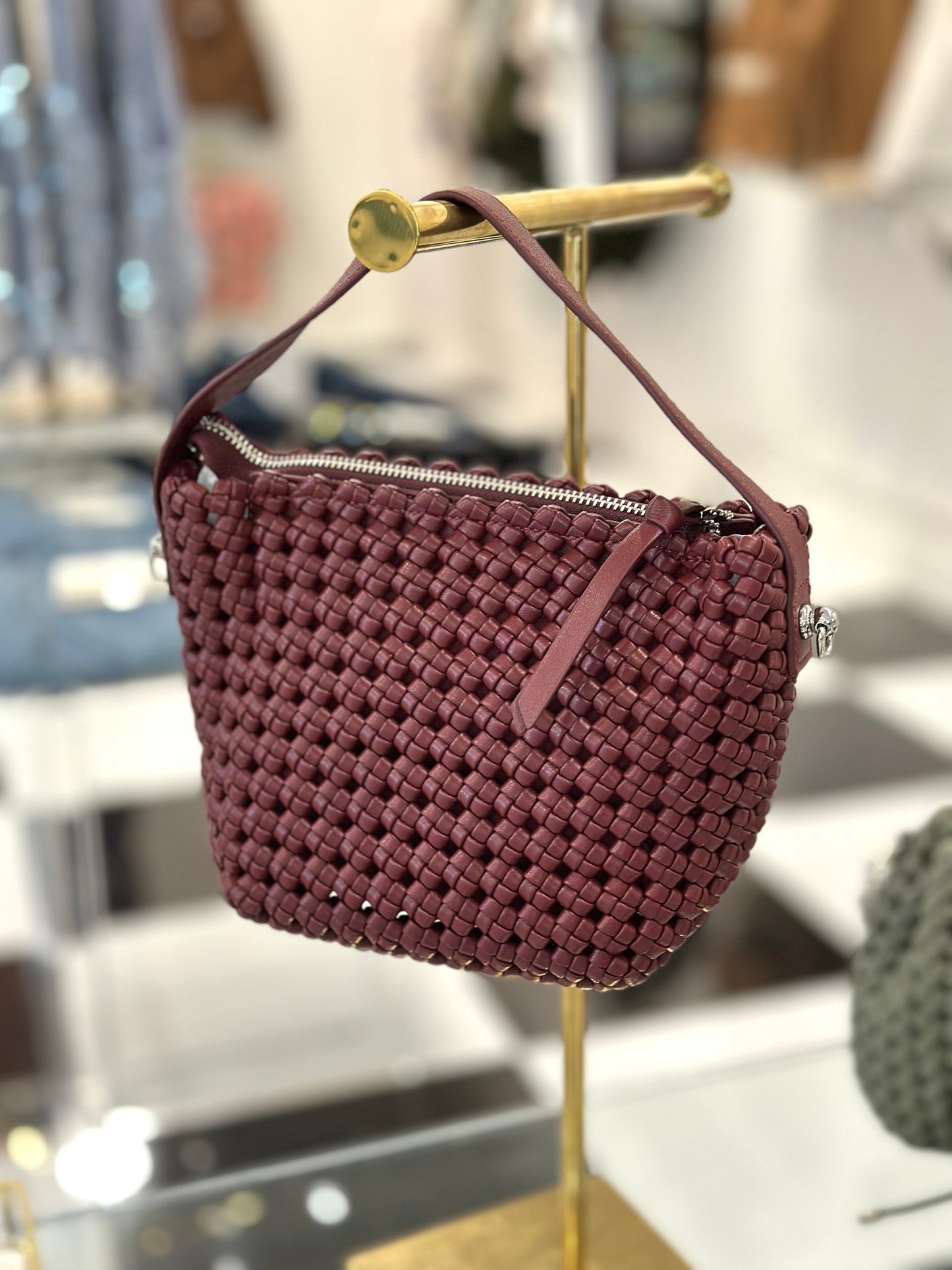 Caroline braided purse