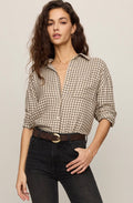 RIVER PLAID BUTTON UP