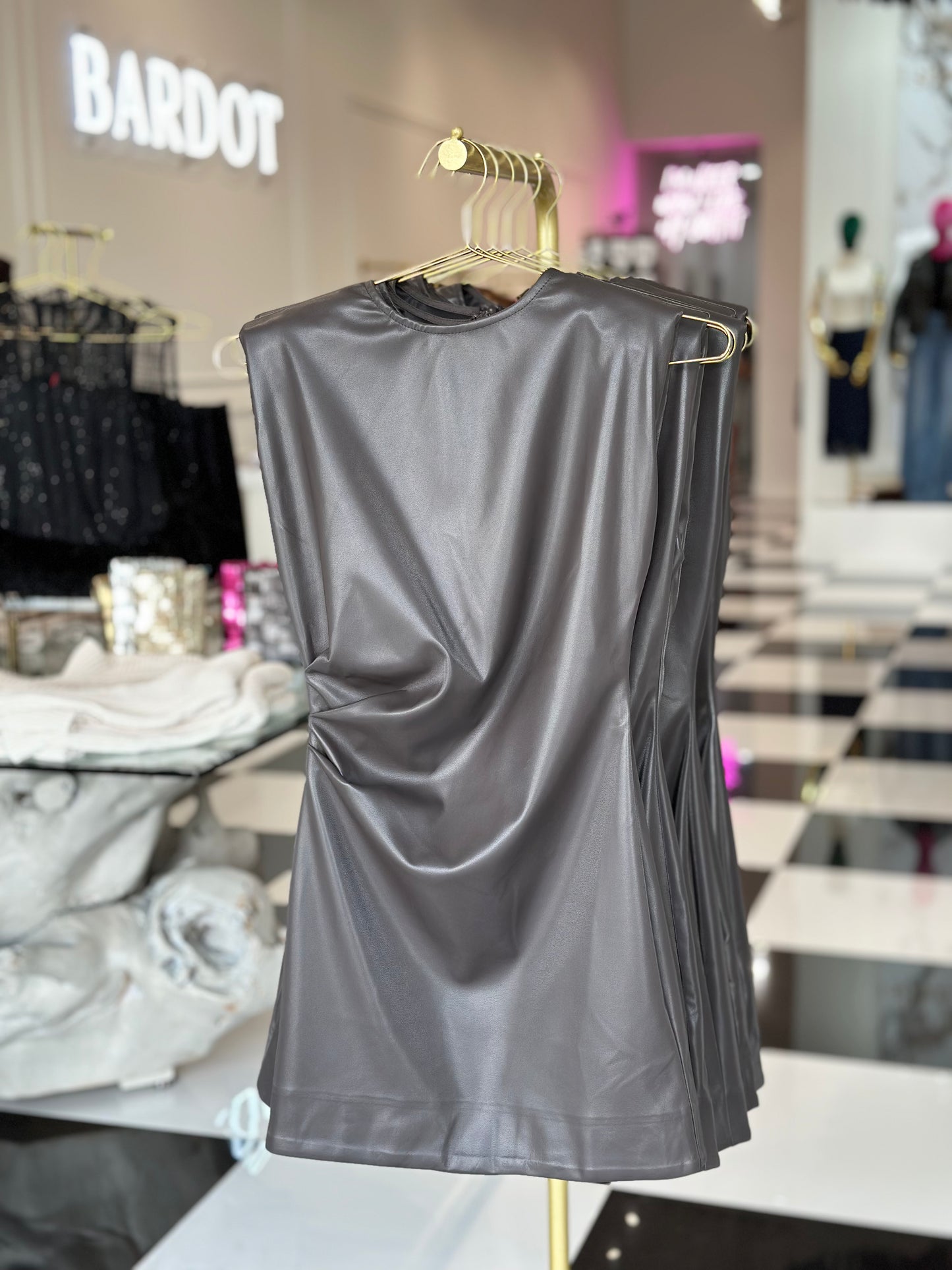 Barbara mocha dress