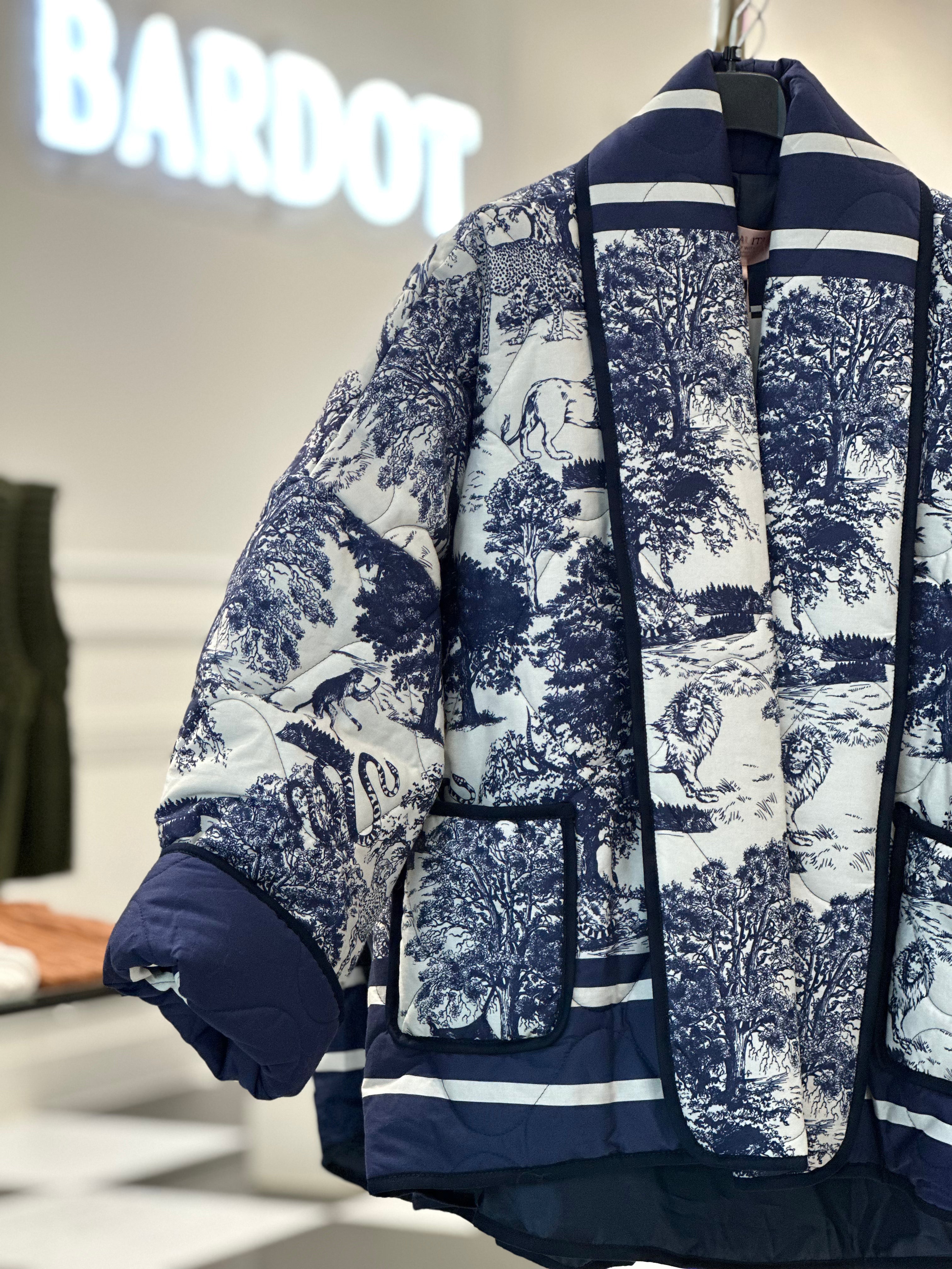 Noel navy toile jacket