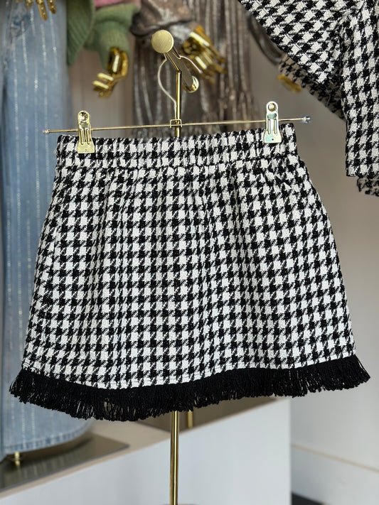 Black tweed sloanne skirt FINAL SALE