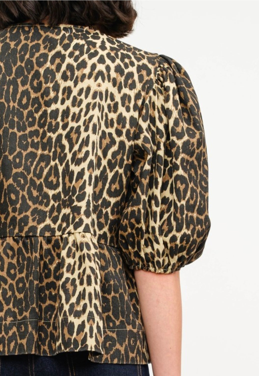 Norah leopard blouse