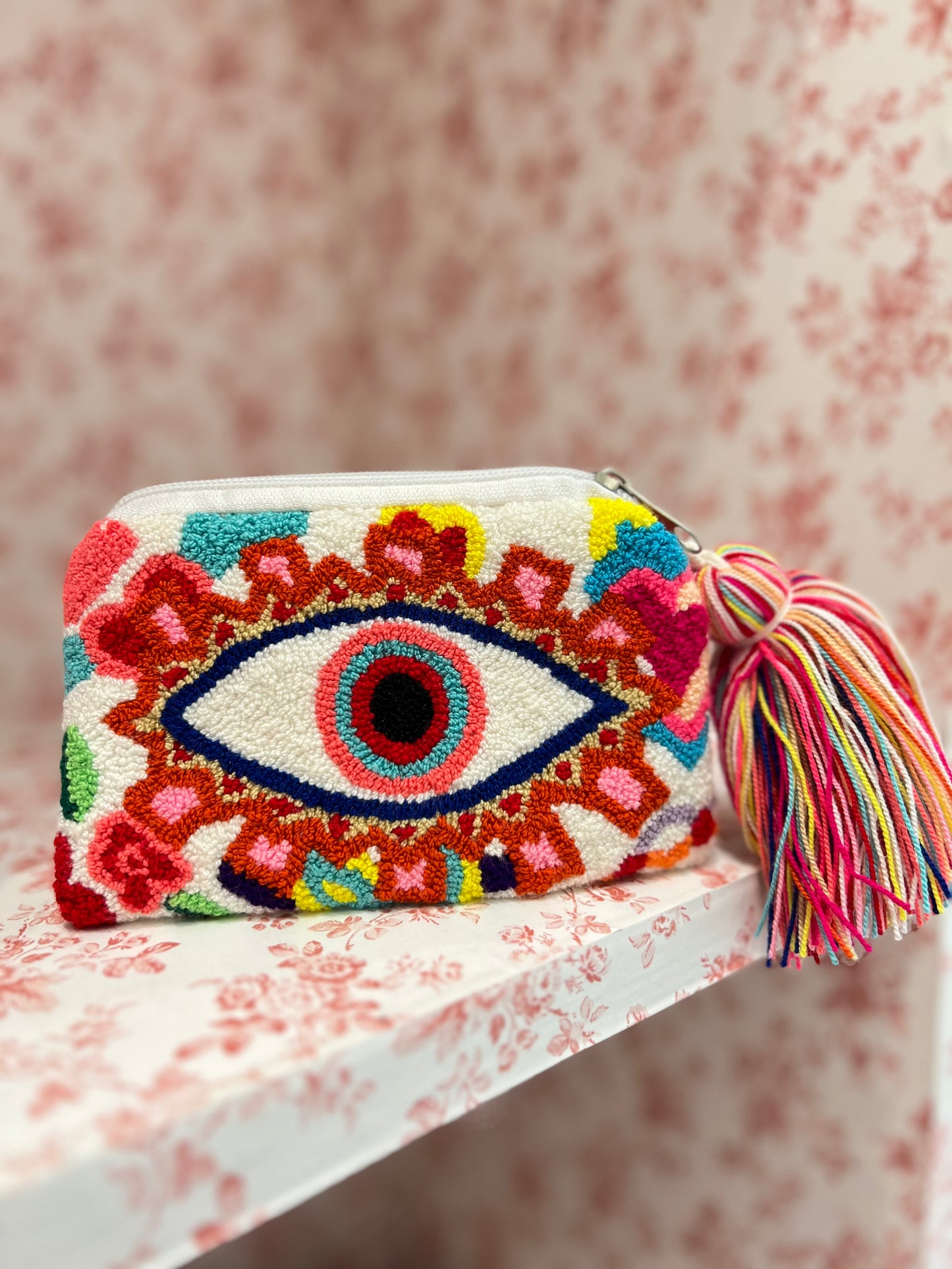 Evil eye coin purse