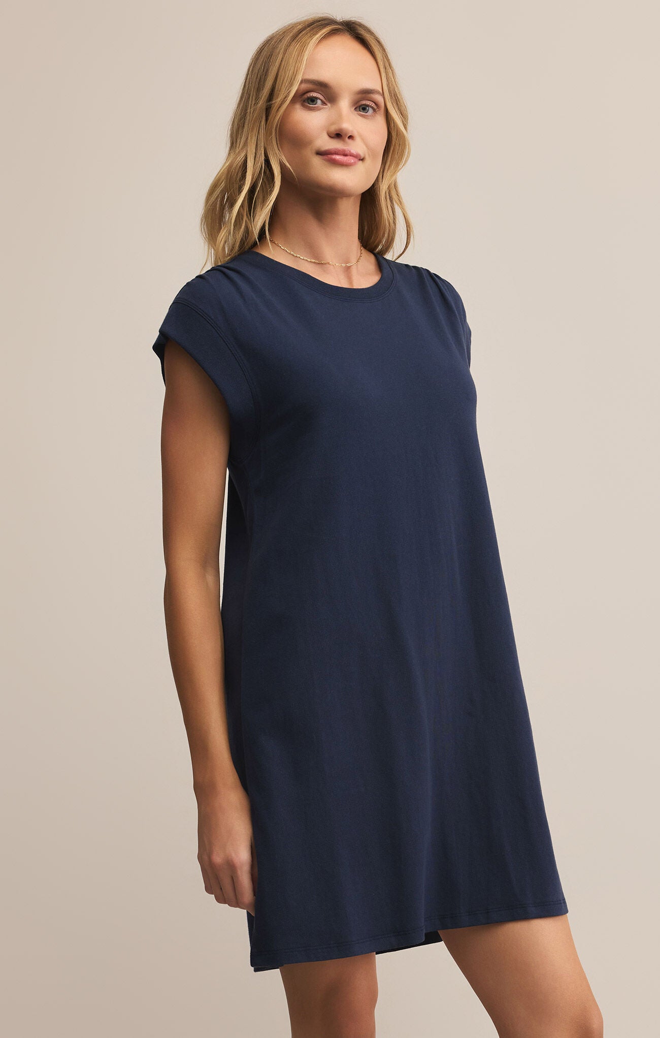 ROUTINE SHIFT MINI DRESS