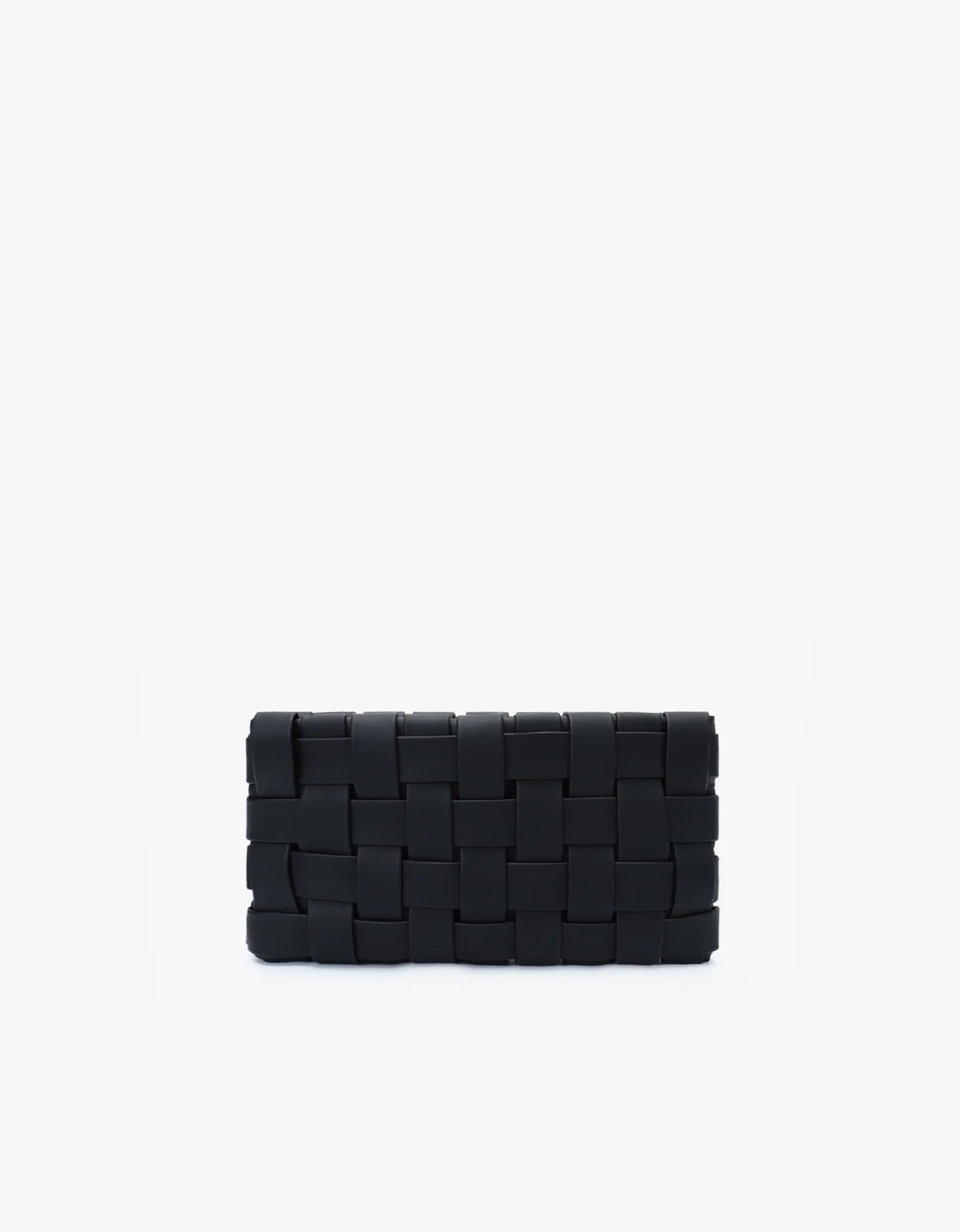 Lindy woven small clutch