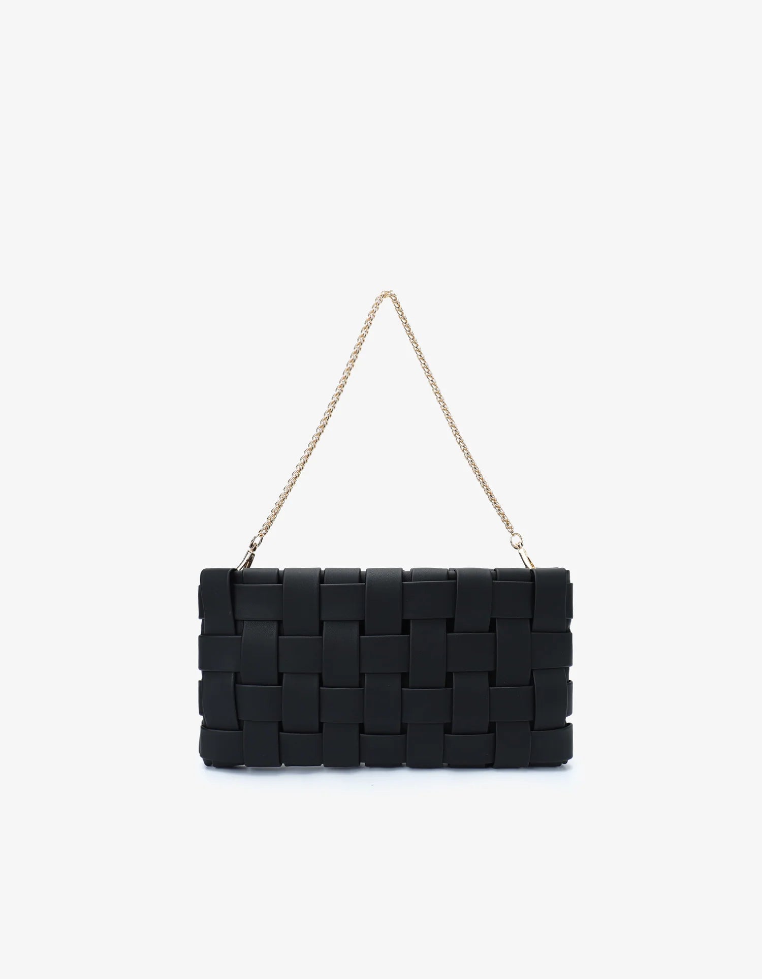 Lindy woven small clutch