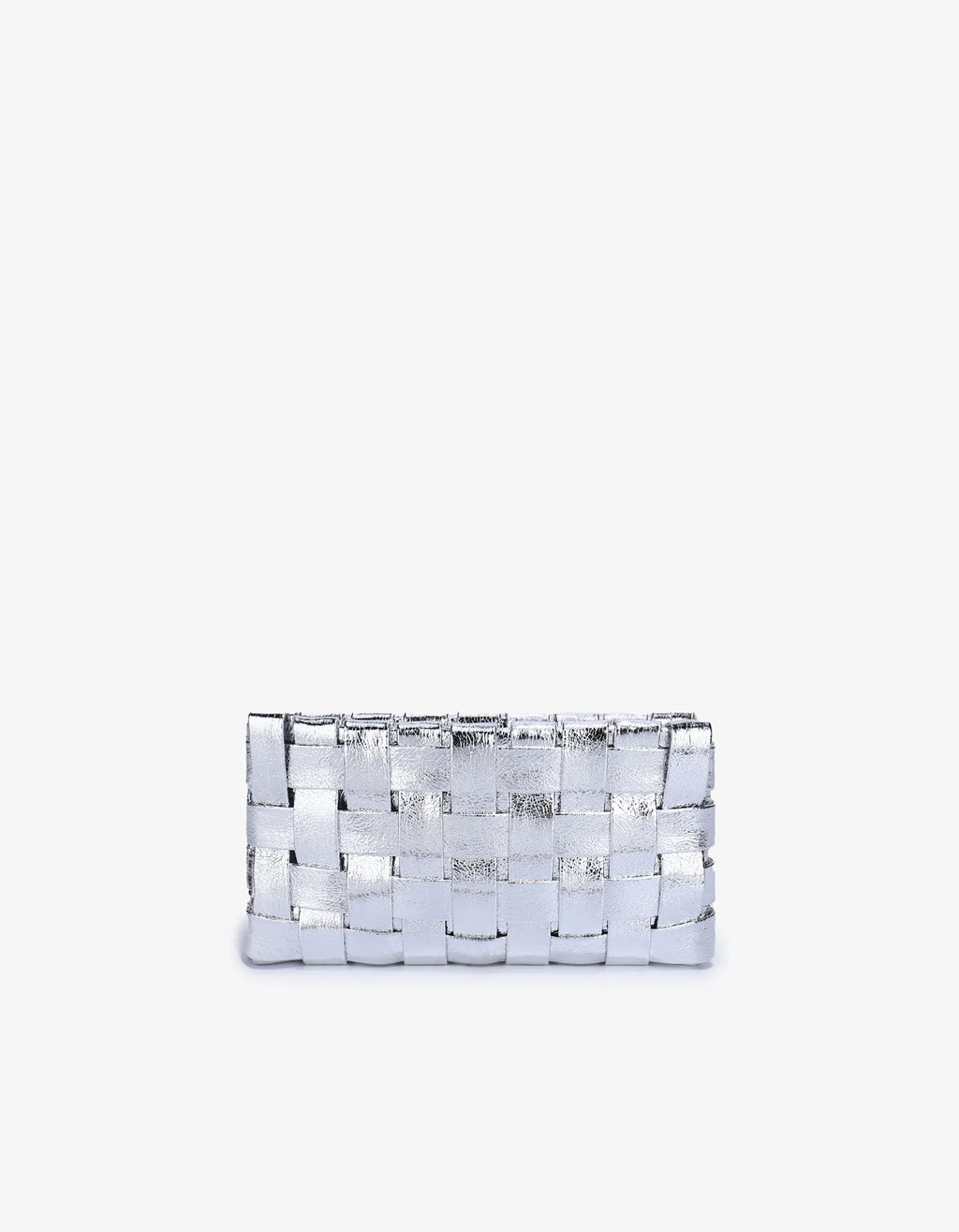 Lindy woven small clutch