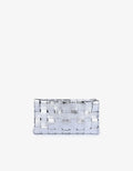Lindy woven small clutch