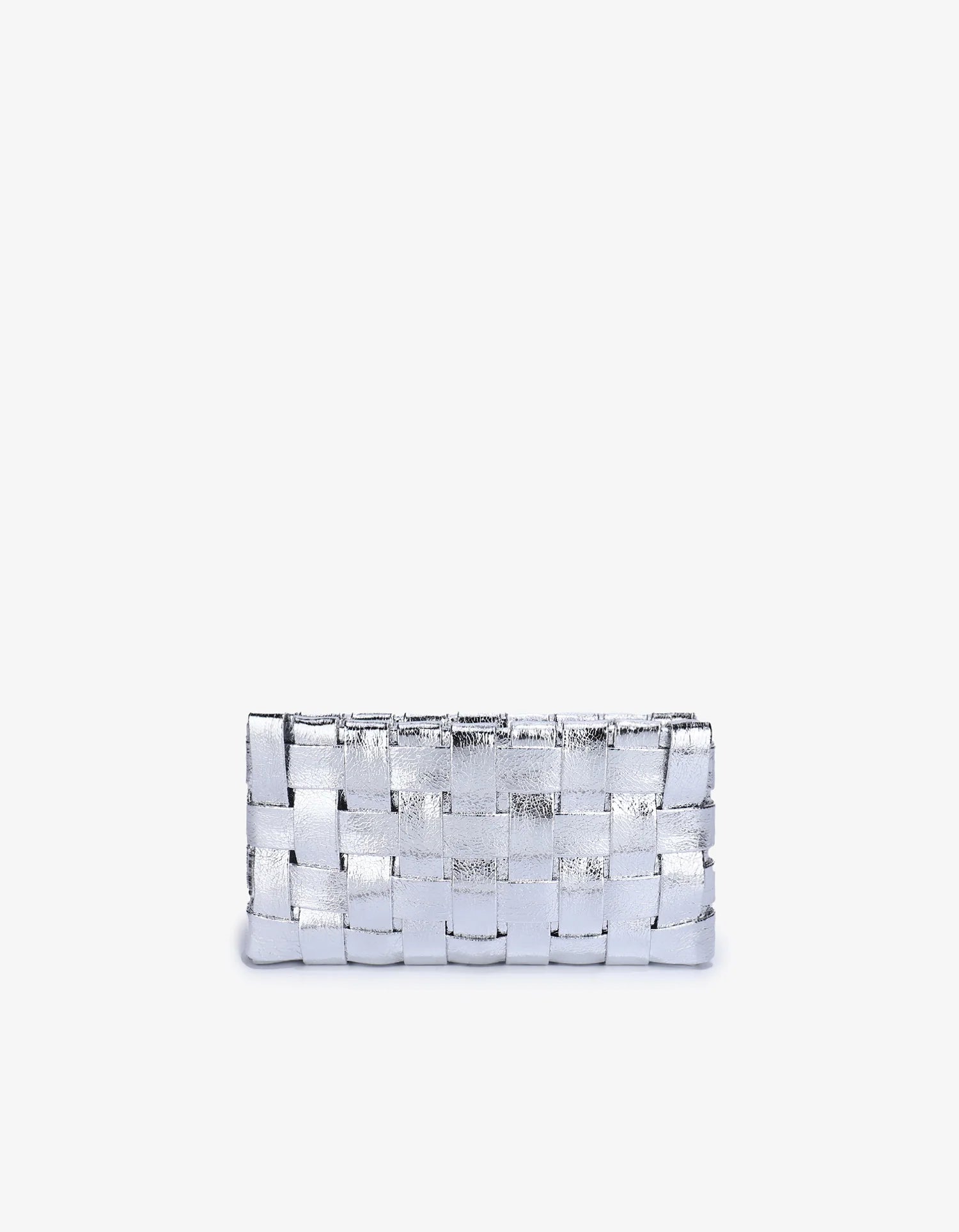 Lindy woven small clutch