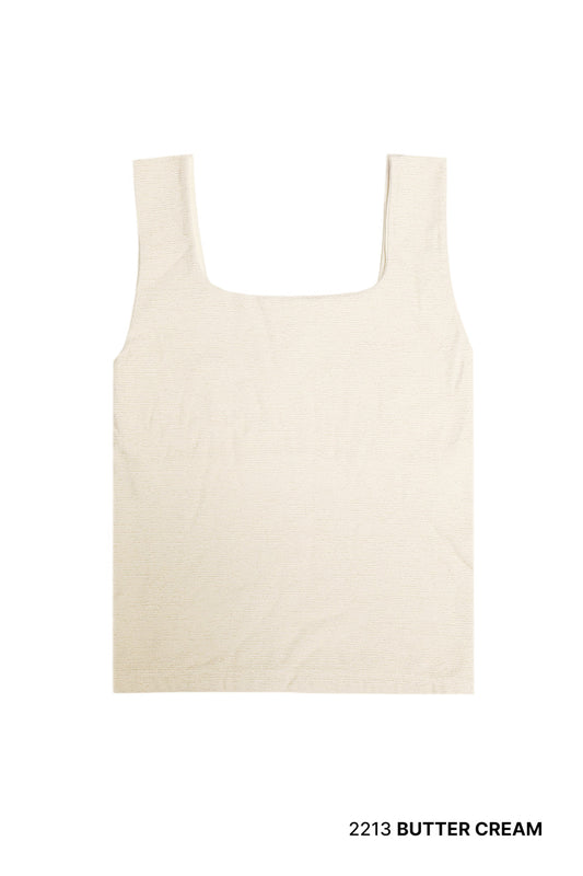 Ella buttercream square neck