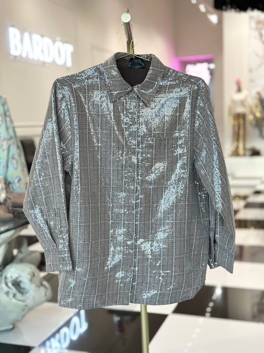 Harley sequined shacket
