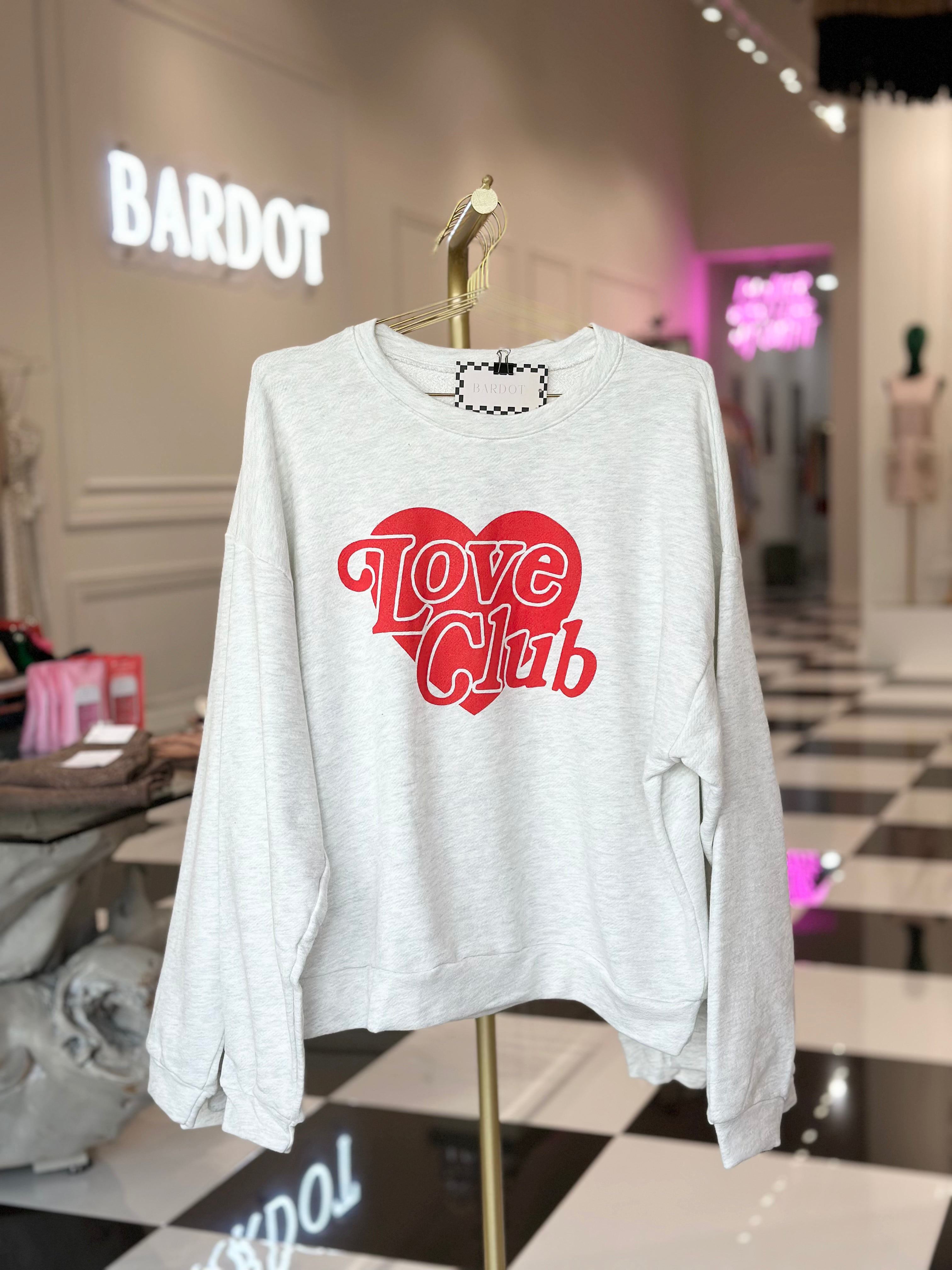 LOVE CLUB OVERSIZED SWEATSHIRT