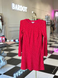 Campbell dot crepe mini dress