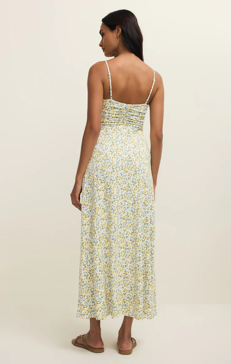 Faya idra ditsy maxi dress