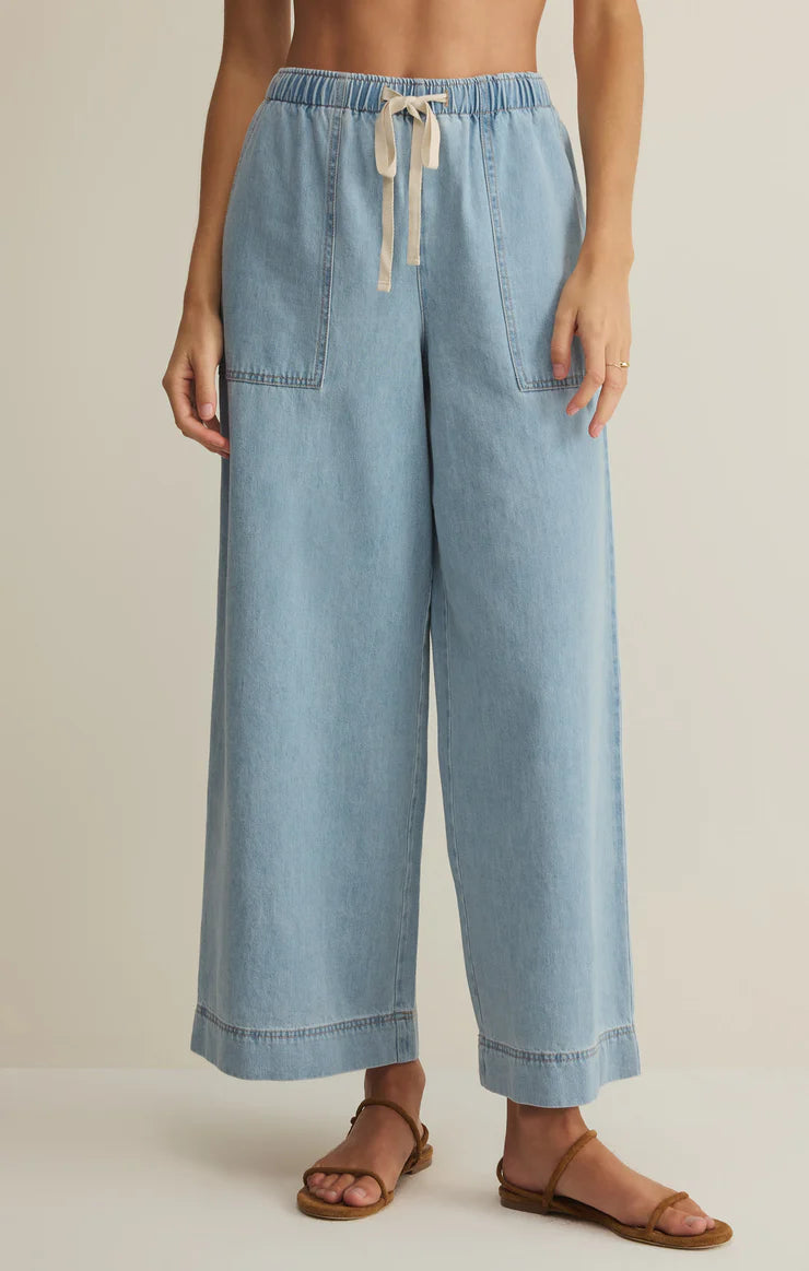 Daycation denim utility pant