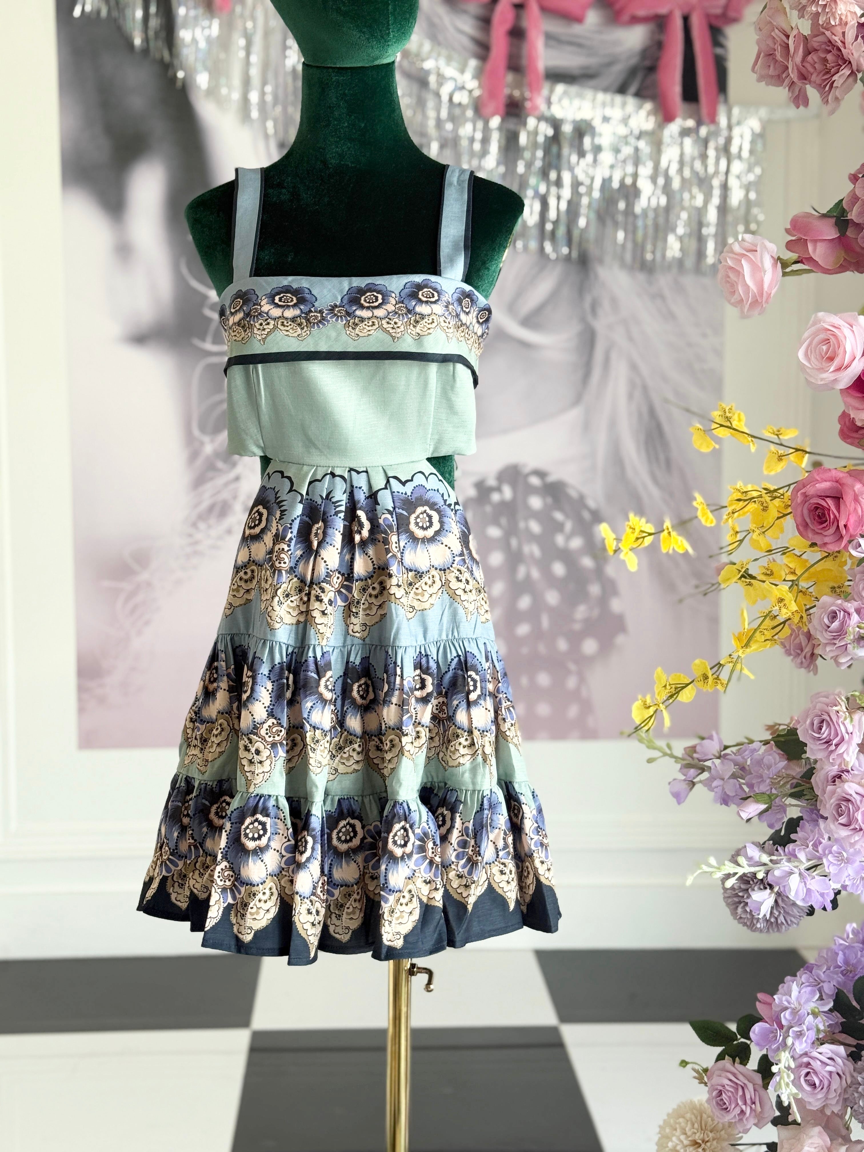 DEBBIE FLORAL TIERED DRESS