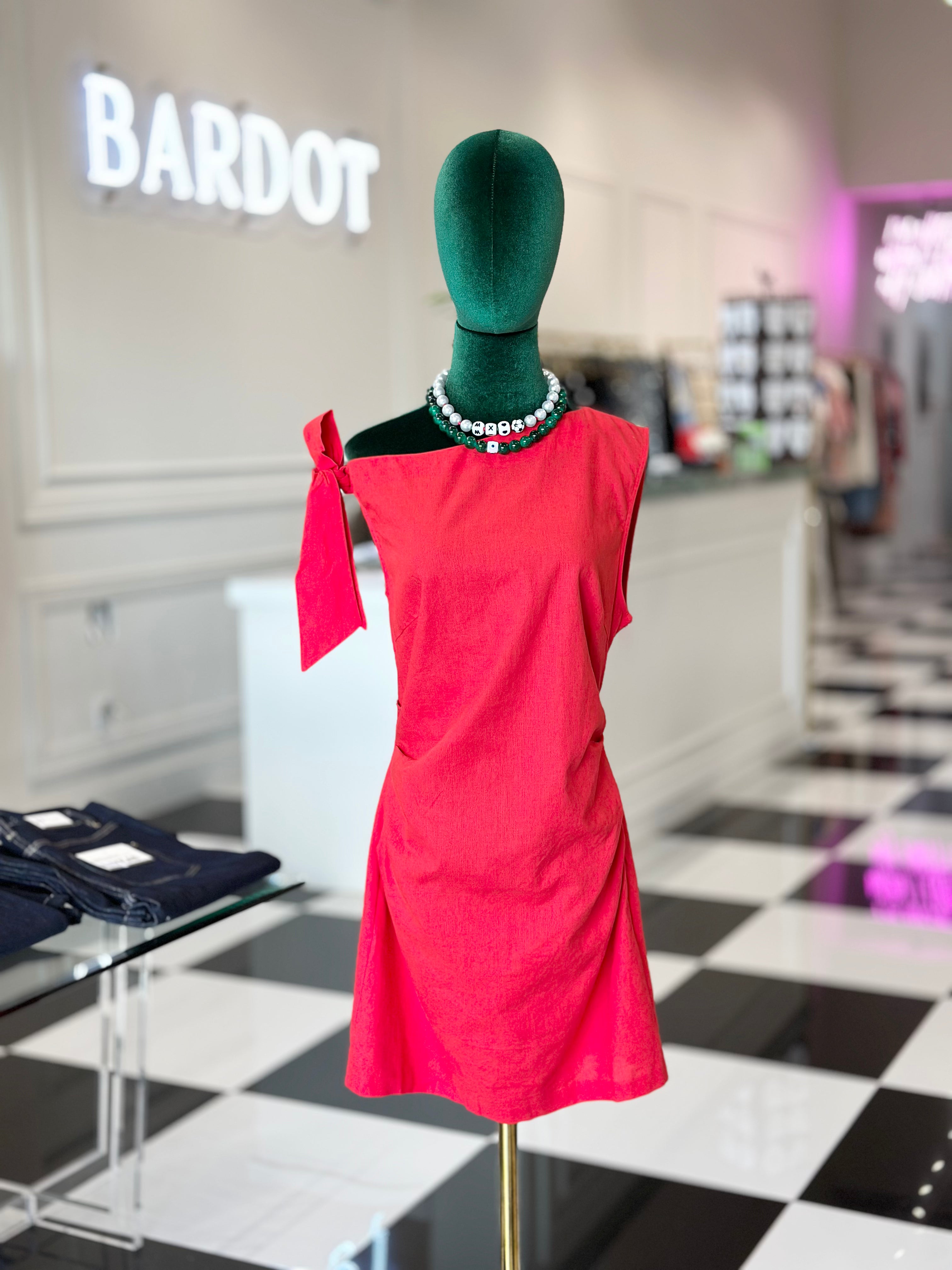 Kalia asymmetrical mini dress