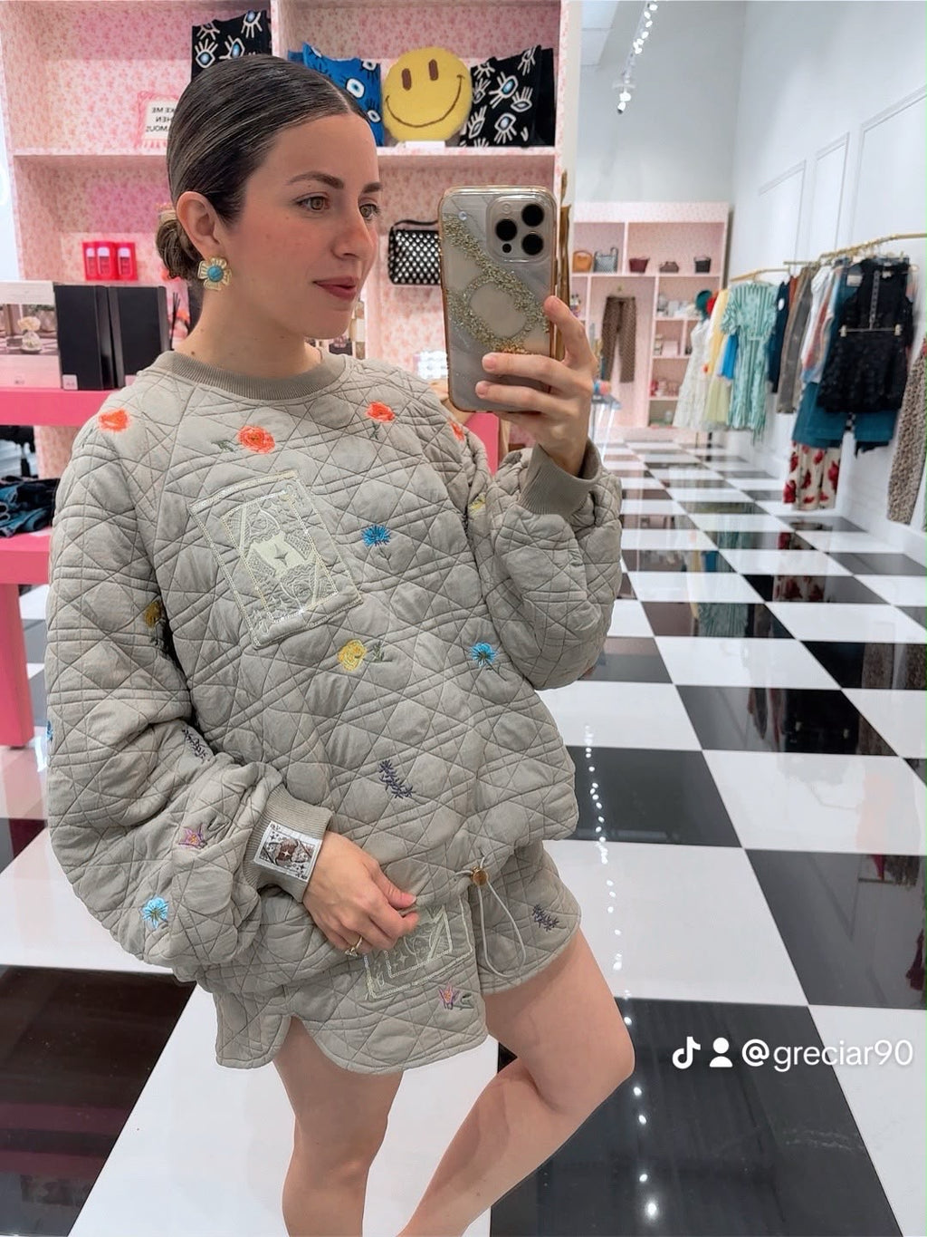 QUILTED FLORAL SET  (QOS)