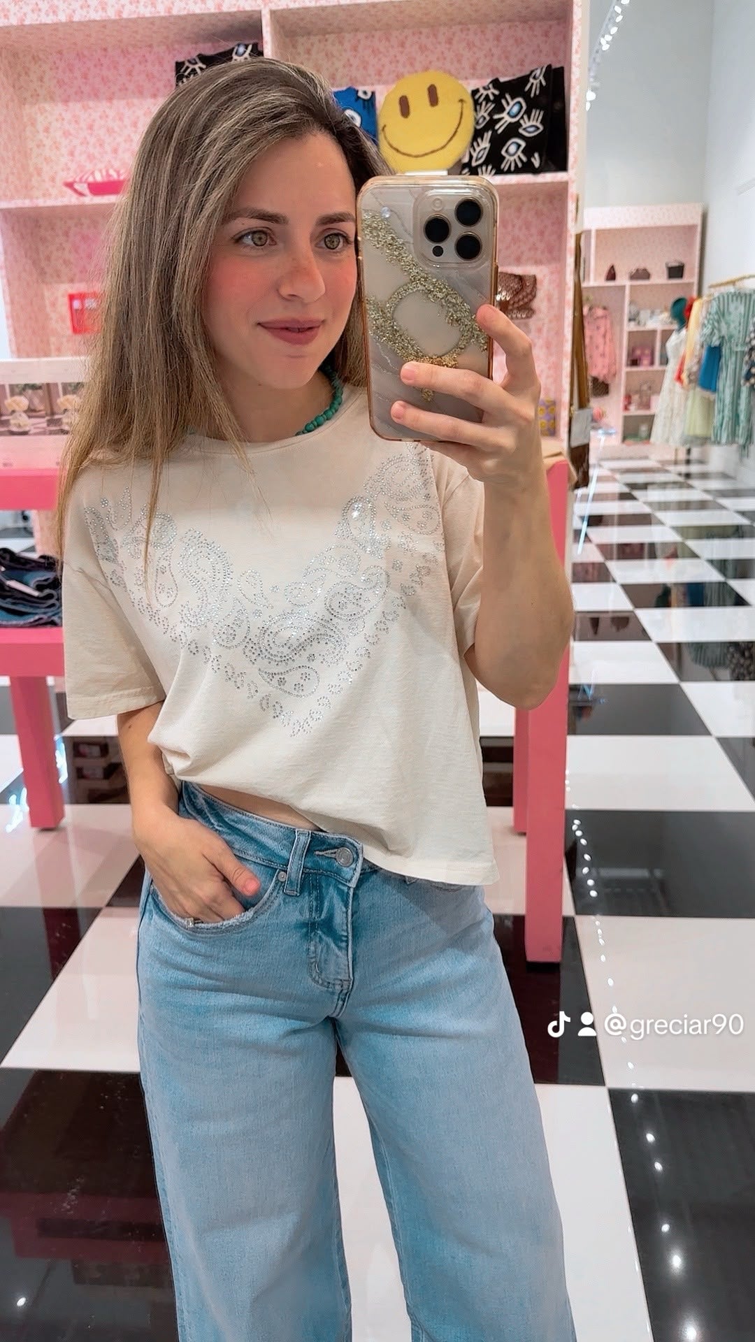 Embellished bandana tee