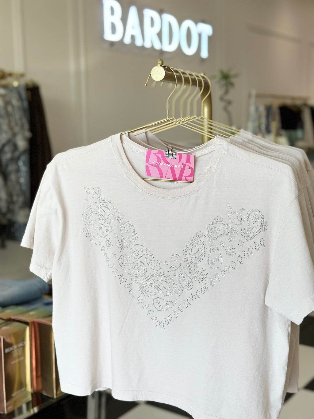 Embellished bandana tee