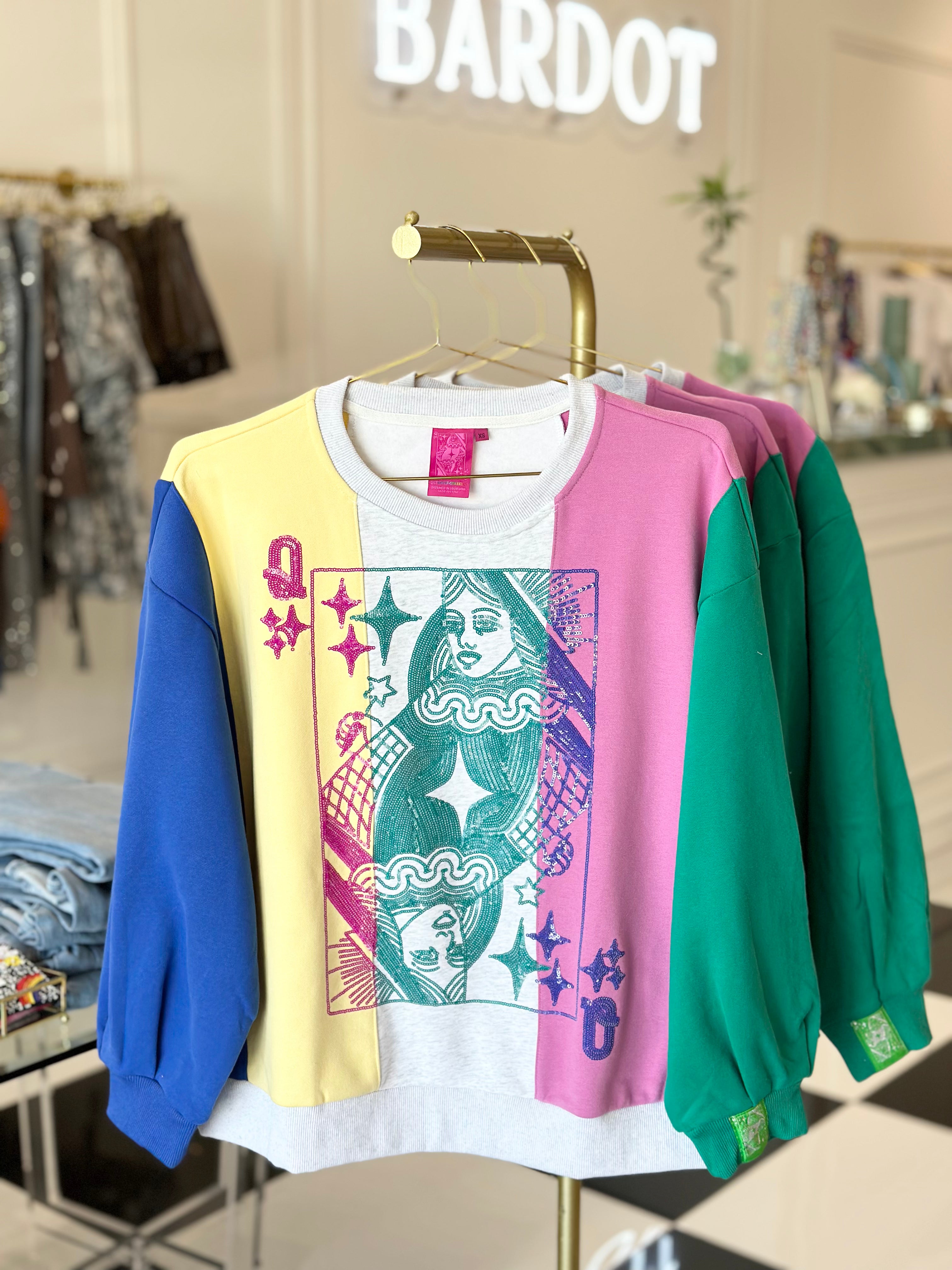 MULTI COLORBLOCK STRIPE QOS