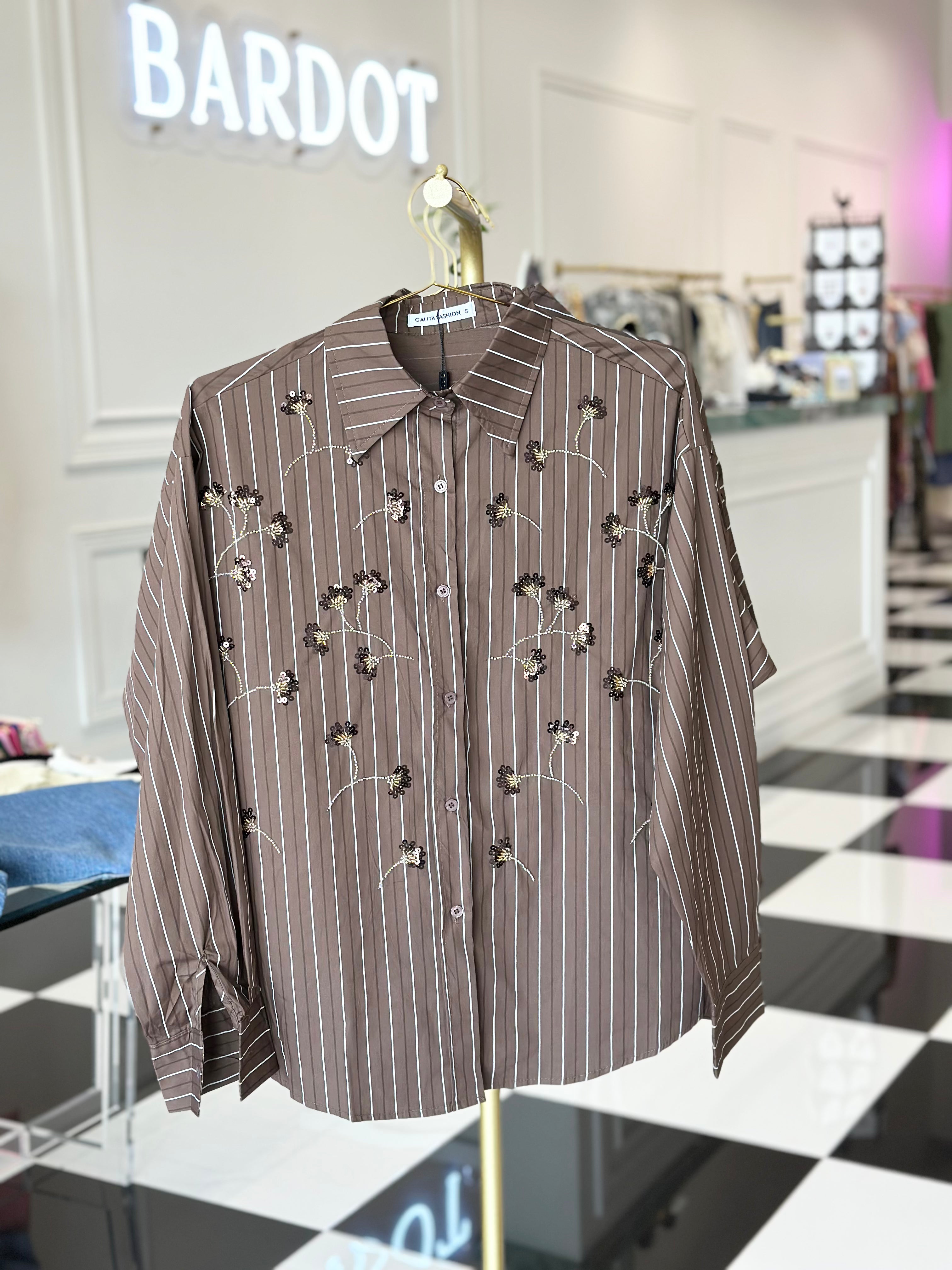 Megan embellished shirt