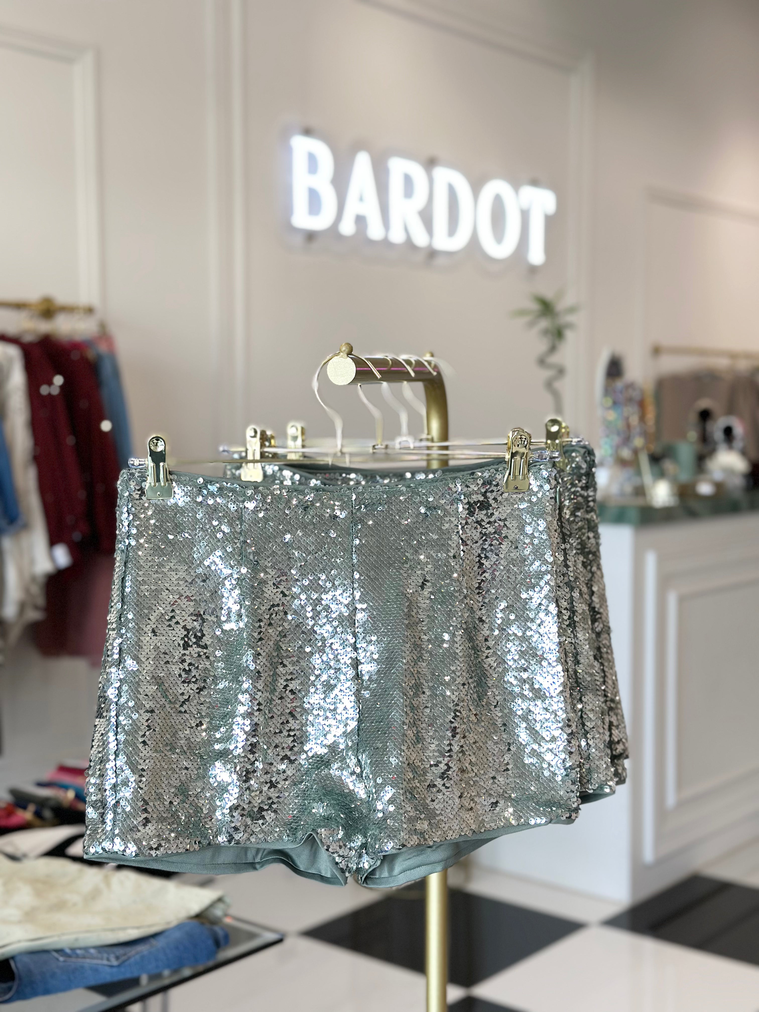 Alexandra sequined shorts