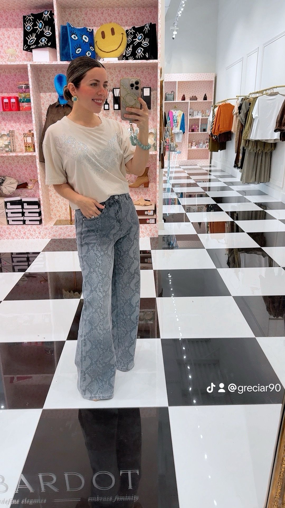 Elaphe wide leg denim