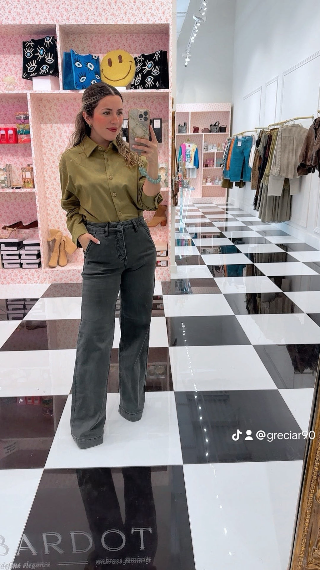 Maggie wide leg slant pocket pants