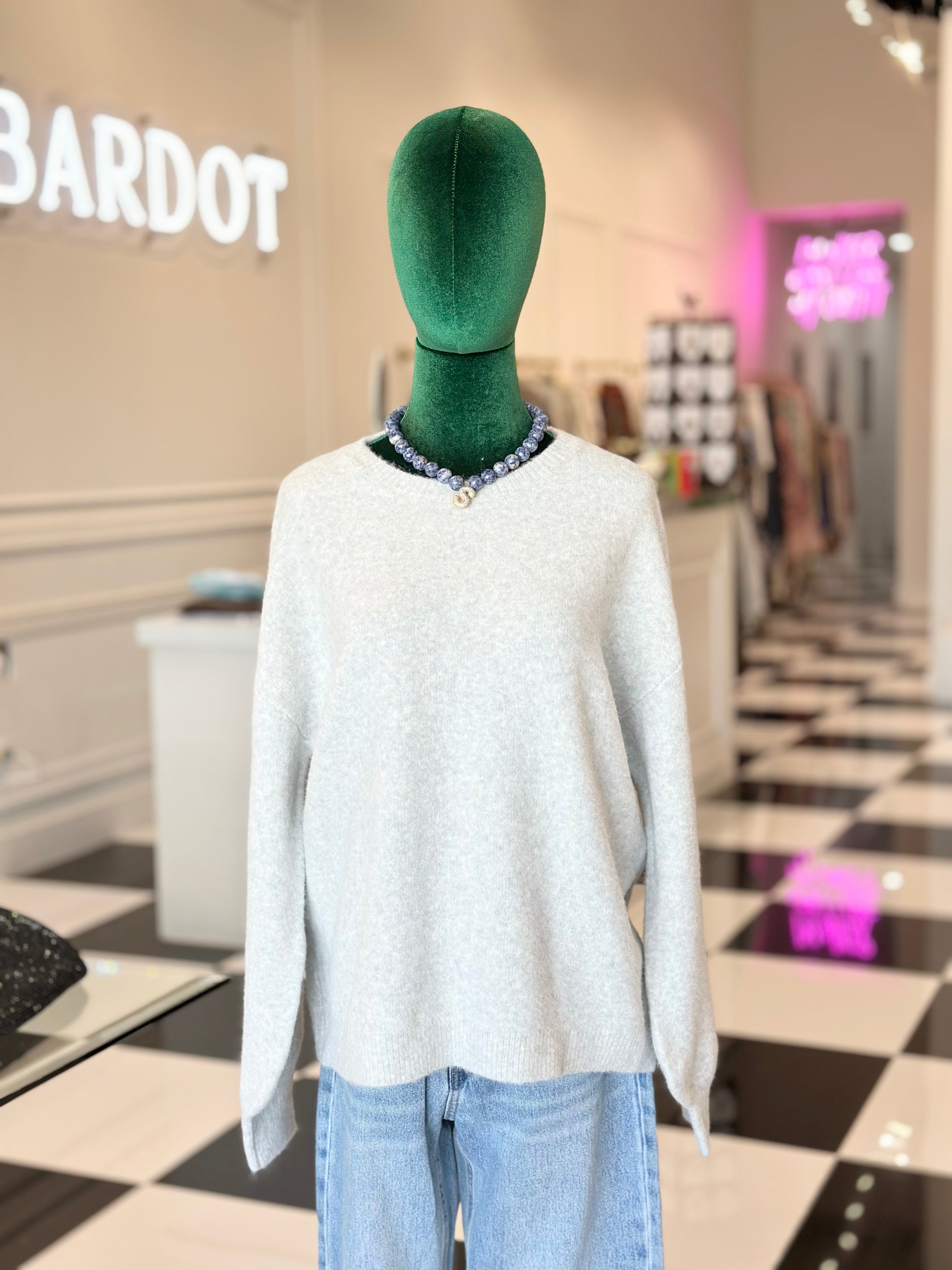 Christie big bows detail knit sweater