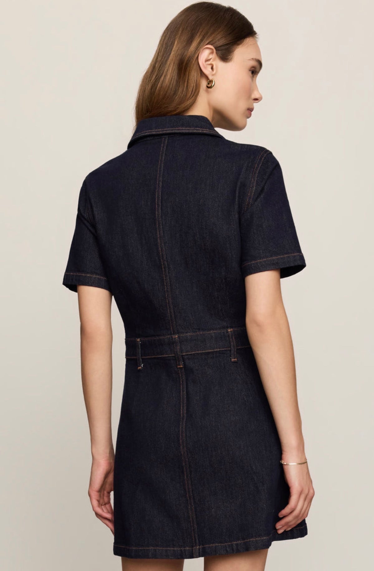 The Crush Denim Dress Midnight Air