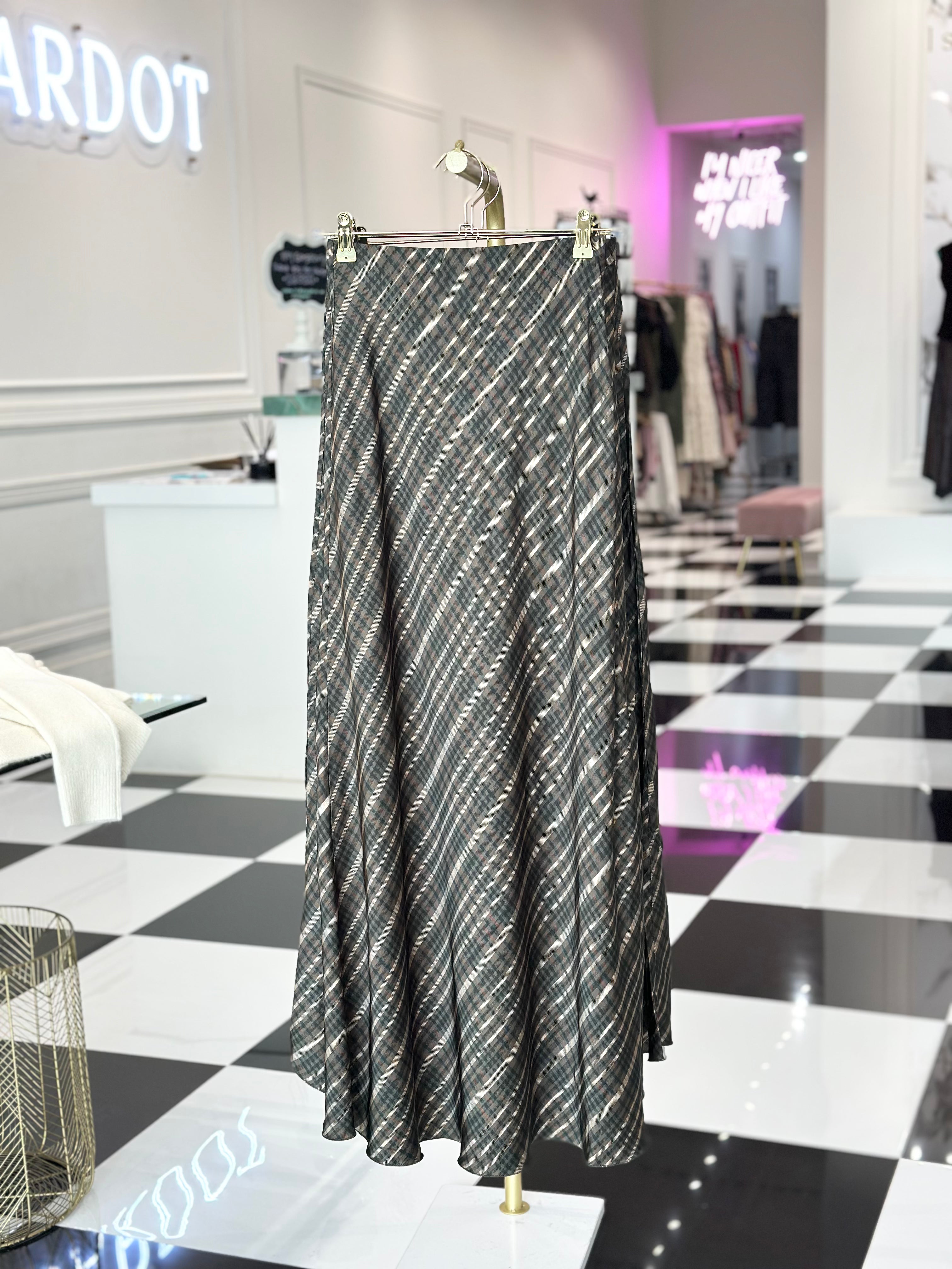 Bree plaid skirt