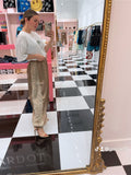 Sidney side lace trim blouson pants