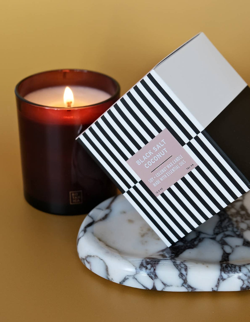 Essentials: Black Salt + Coconut Candle  | 12 oz.