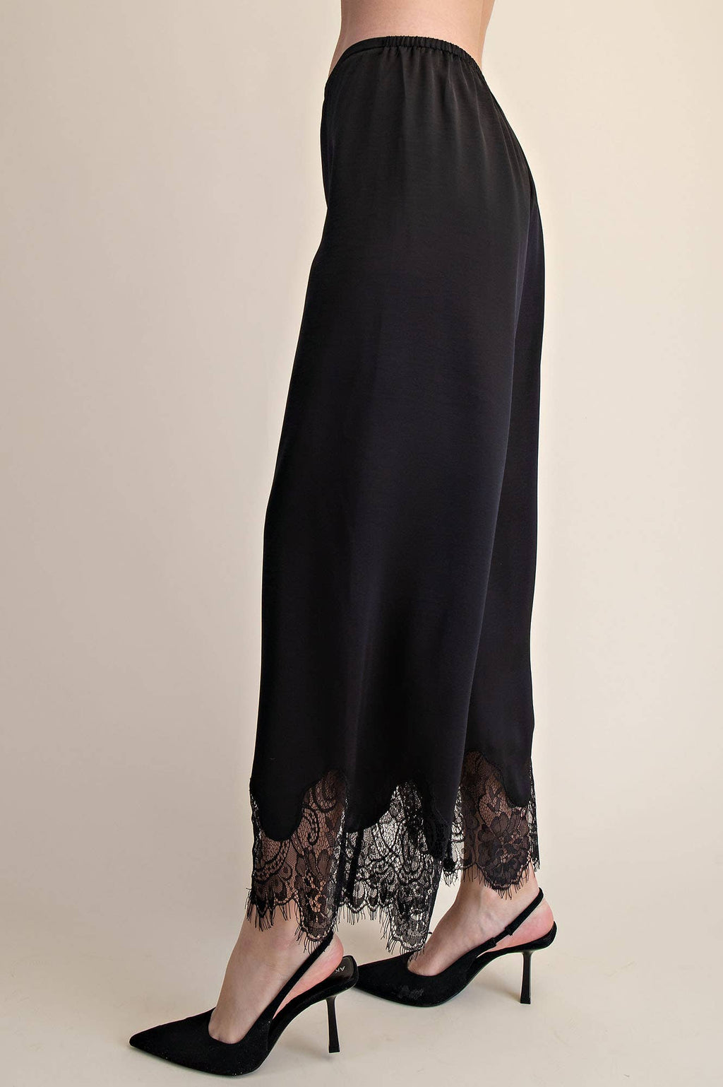 Marcia Lace Trim Pants