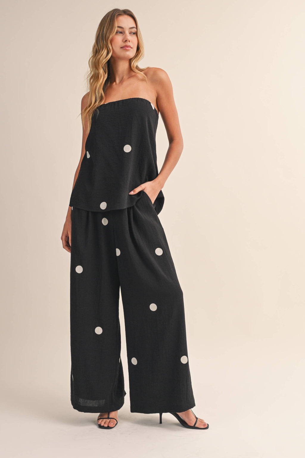 Maya polka dot set