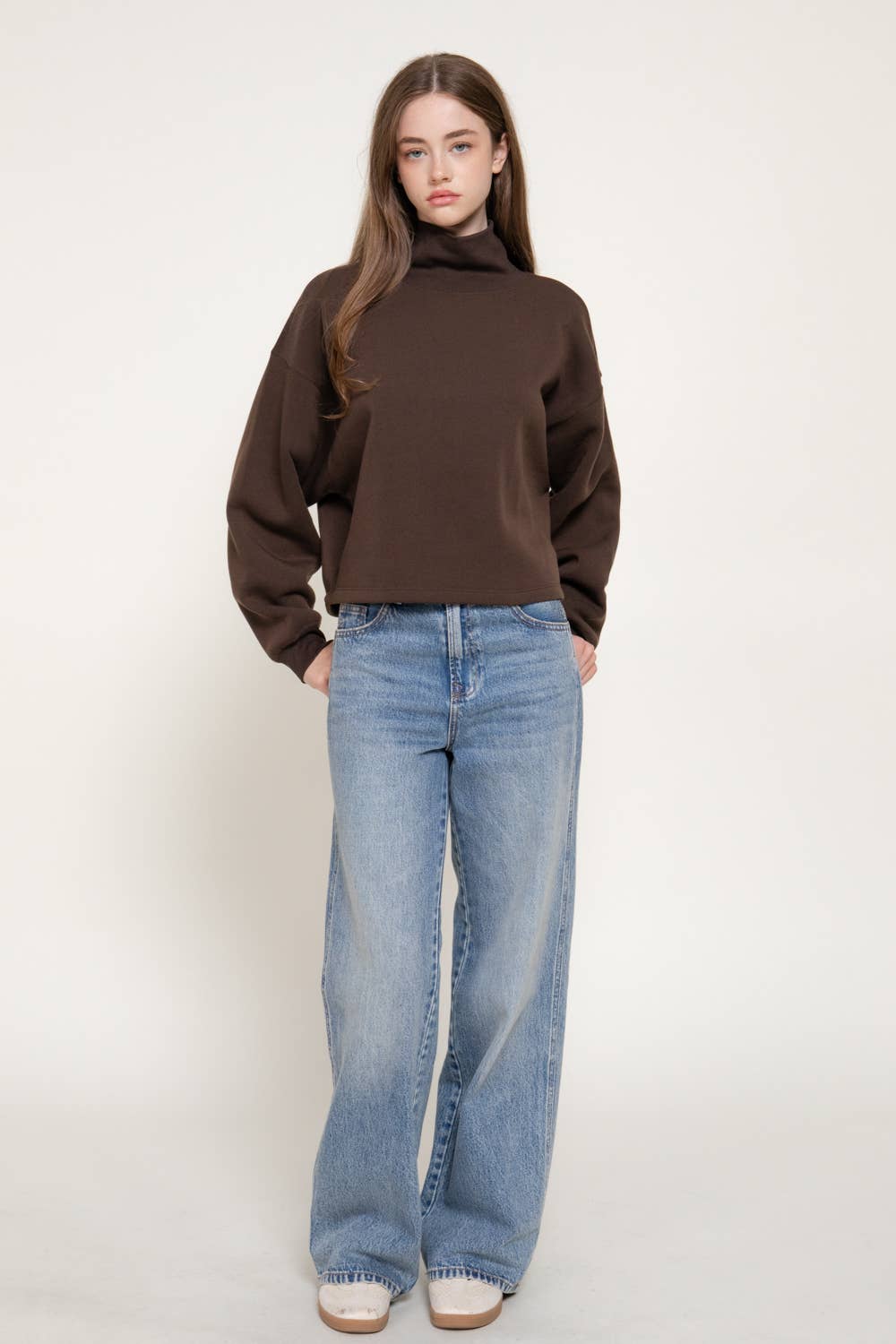 Ivy Mock Neck Sweatshirt