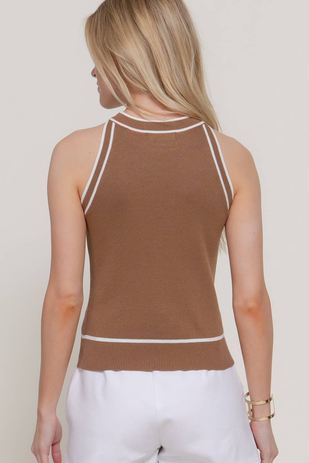 Lindsay Halter Neck Spring Sweater