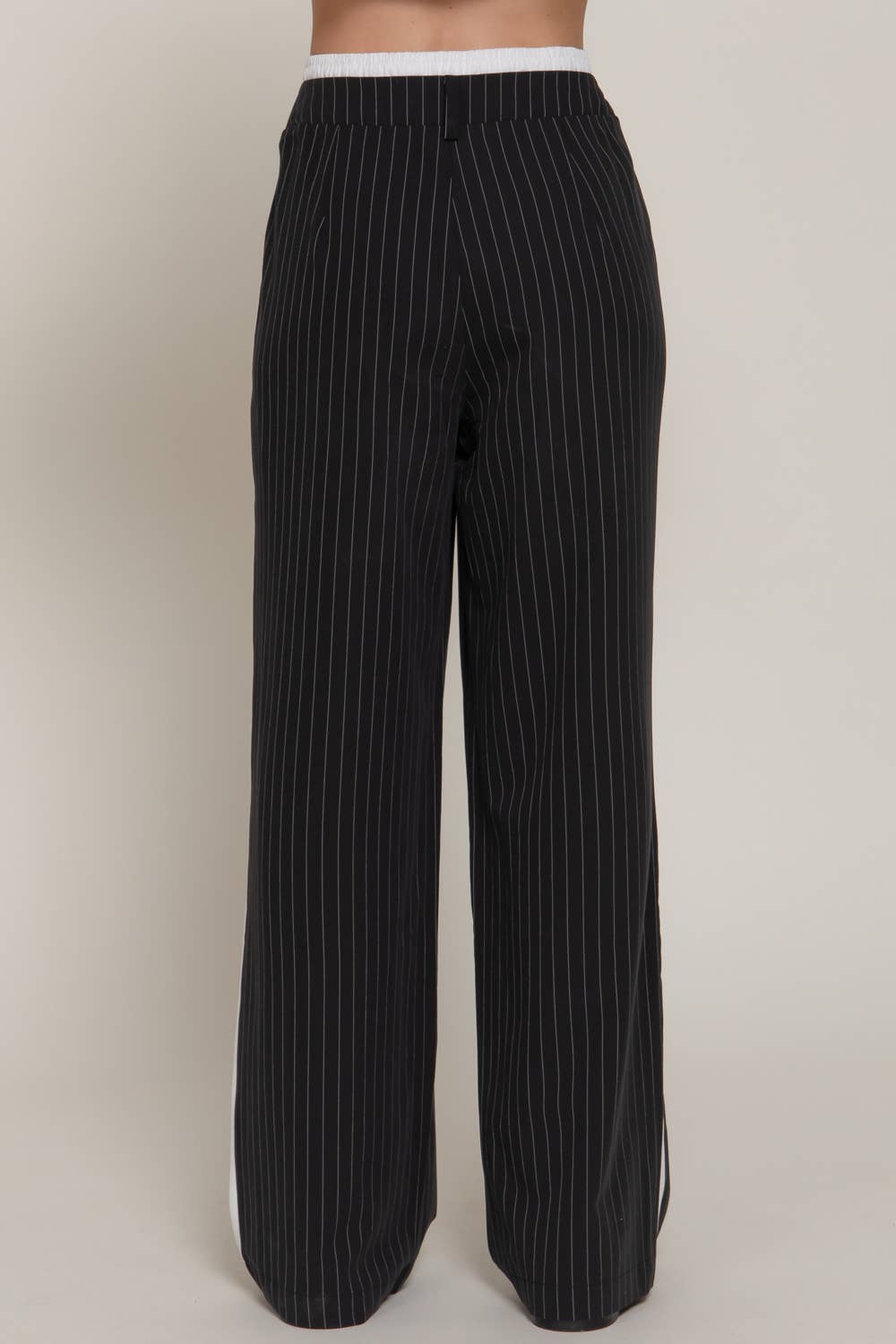 Side Stripe Detail Y/D Stripe Long Pants