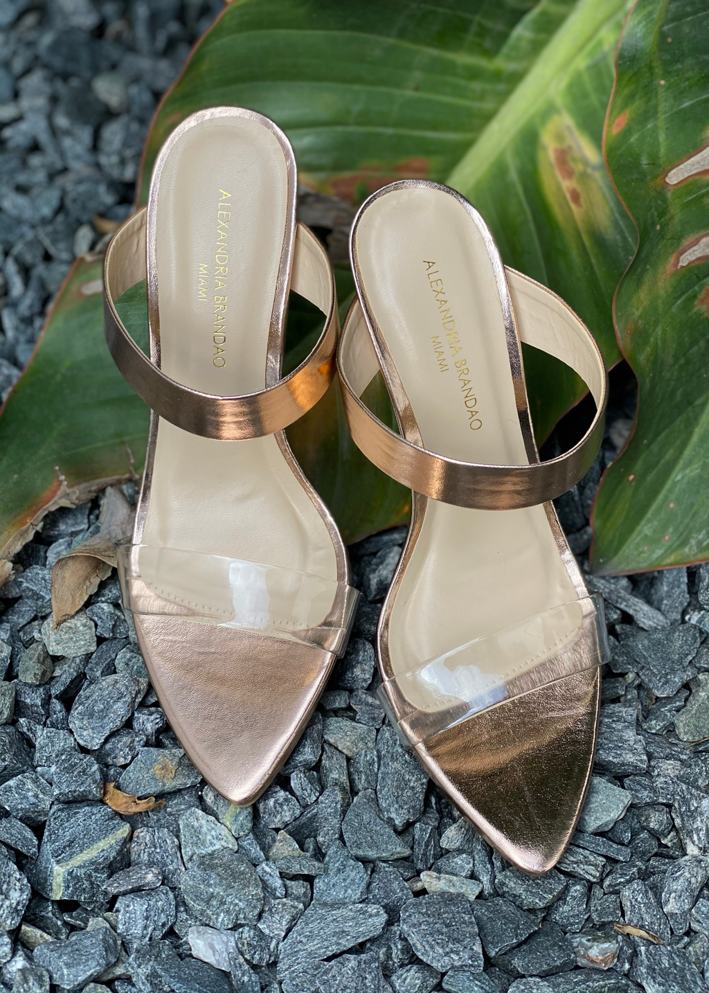 Audrey Rose Gold Heel