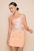 CAMERON FRINGE DETAIL SPG STRAP TOP