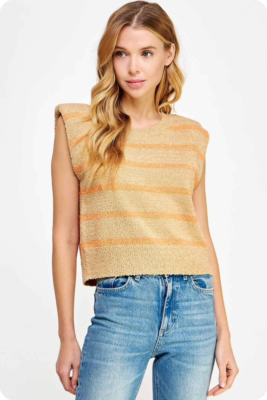 Andy Striped Knit Top