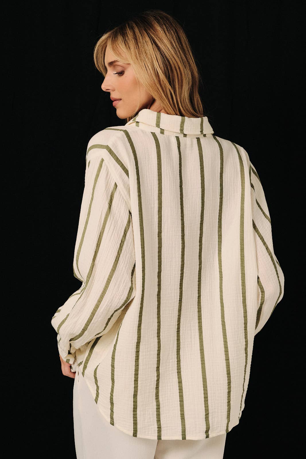 Gabrielle gauze top